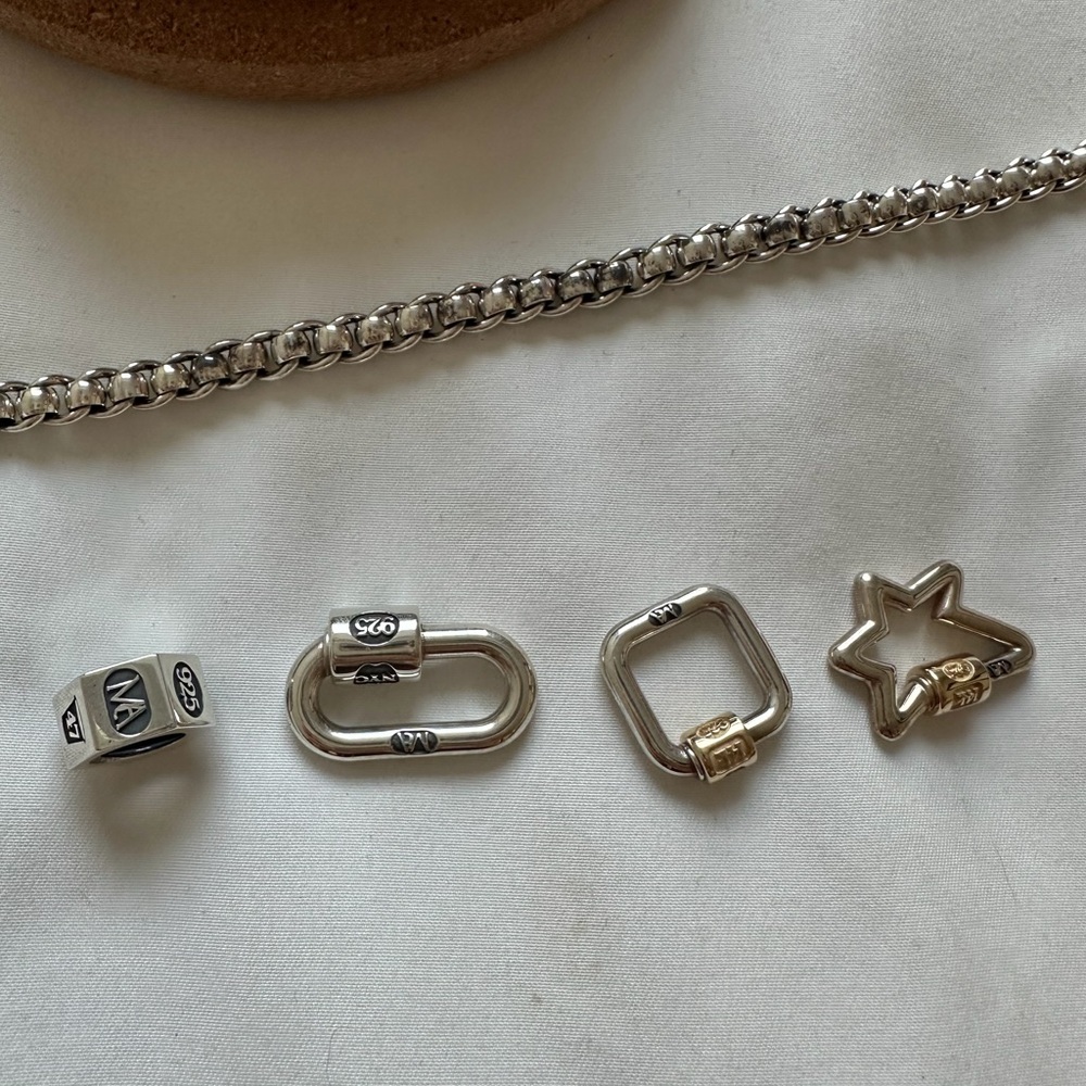 Maria Aron SET 6 Gold + Sterling - Picture 5 of 10
